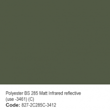 Polyester BS 285 Matt Infrared reflective (use -3461) (C)